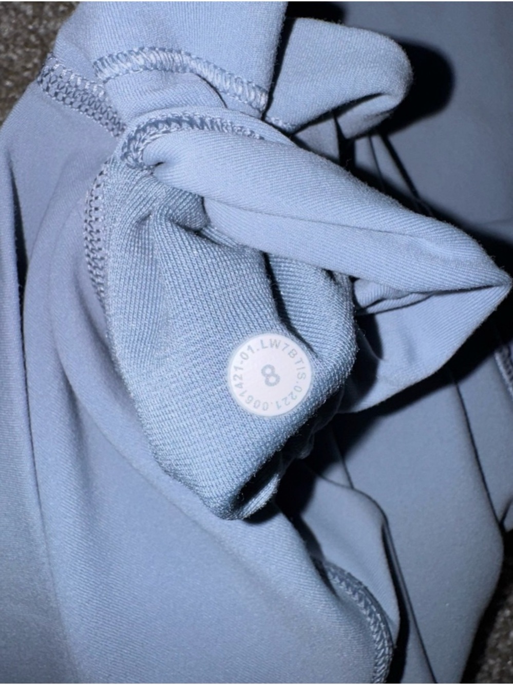 lululemon athletica Light Blue High-Rise Bike Shorts - Picture 4 of 5